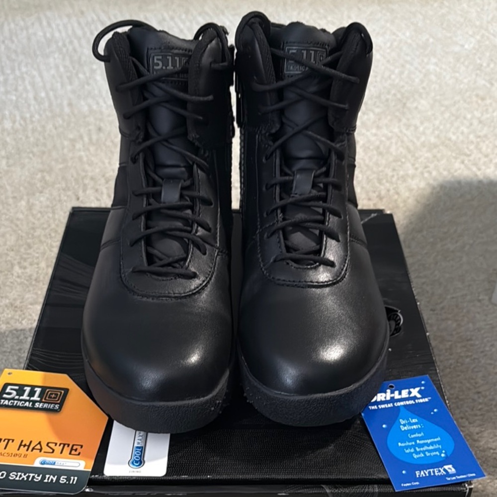 5.11 Tactical Black Coolmax Lined Boots